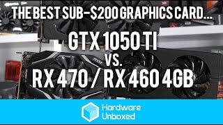 The Best sub200 graphics card  GTX 1050 Ti vs RX 470  RX 460 4GB [upl. by Decrem]