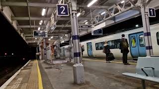 HERNE HILL Rail Station at NIGHT 2022 [upl. by Pickett492]