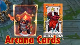 All the Arcana skincards and their Tarot card [upl. by Lesoj]