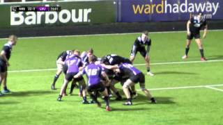 BUCS Super Rugby Northumbria v Leeds Beckett HIGHLIGHTS  Round 13 10 Feb 2017 [upl. by Stiles]