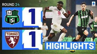 SASSUOLOTORINO 11  HIGHLIGHTS  Sassuolo end losing streak  Serie A 202324 [upl. by Resneps]