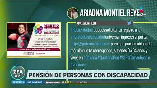 Pensión Bienestar para personas con discapacidad Registro abierto hasta el 31 de julio  Zea [upl. by Lamhaj]