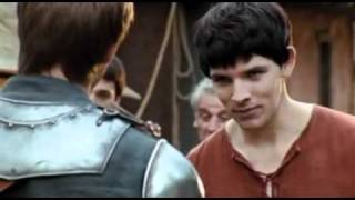 Merlin S01E01 Merlin and Arthur fights [upl. by Sremmus]