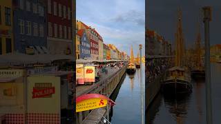 Beautiful Copenhagen❤️ denmark copenhagen sunset beautifuldestinations shorts travel city [upl. by Hearsh]