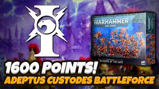 How to Start a Custodes Army Adeptus Custodes Battleforce Indepth Look  Guide [upl. by Githens266]