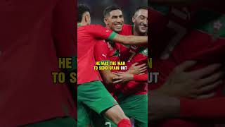 Achraf Hakimi Knocked Out Spain in 2022 World Cup 😂 football shorts shortvideo [upl. by Giamo]