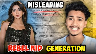 THE REBEL KID therebelkid FANS COMMENTED ON MY ROAST VIDEO  REPLYING ON HATE COMMENTS  Amitac [upl. by Elias]