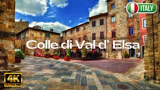 Walking Tour of Italy  Colle di Val d’ Elsa  Travel Vlog Italy 2023 [upl. by Ihana]