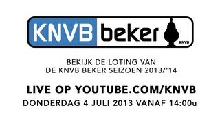 LIVESTREAM KNVB Beker 201314 Loting [upl. by Adlecirg]