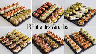 18 Deliciosas y Fáciles Recetas de CANAPÉS y ENTRANTES de Primavera  Recopilación  DarixLAB [upl. by Nnyleuqcaj]