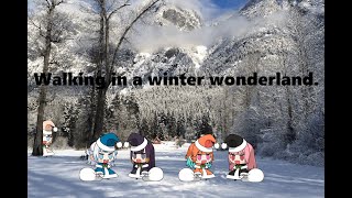 【Gawr Gura】Winter Wonderland CoverGawr Gura【中英字幕】 [upl. by Ellene]