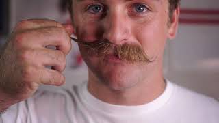 How Do You Use Death Grip Mustache Wax  Teaching Mens Grooming Moustache Handlebar Wax Tips [upl. by Leake]