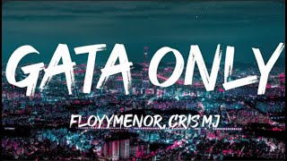 FloyyMenor  GATA ONLY ft Cris MJ LetraLyrics [upl. by Aihsak]