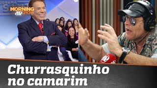 Silvio Santos fazia churrasquinho no camarim revela Sérgio Malandro [upl. by Rafael]