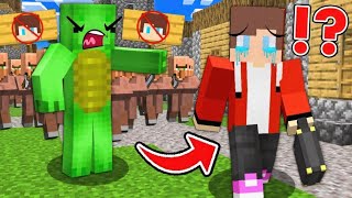 Why Did Mikey And Villagers Kick JJ Out Of The Village  in Minecraft Maizen [upl. by Suirtemed]