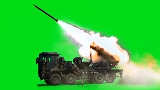 Missile Launch Green Screen Free Stock Video [upl. by Lilahk]