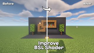 Minecraft BSLShader best Settings  Clear View Tutorial 2024 [upl. by Laertnom]