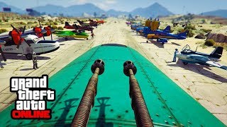 SMUGGLERS RUN DLC  AIRPLANE SHOW  GTA 5 Online  PC Funny Moments [upl. by Yensehc132]