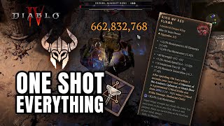 ONE SHOT ANY BOSS with HotA  Every time guaranteed WITH NEW RING Diablo 4 Barbarian Season 2 [upl. by Errehs]