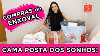 ❤️ MINHA CAMA FICOU LINDA DEMAIS ❤️ Compras na Shopee de Cama Posta [upl. by Andriana]