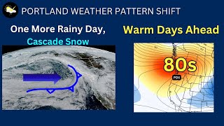 Portland Weather From Mt Hood Snow To 80 Degrees [upl. by Aillij]