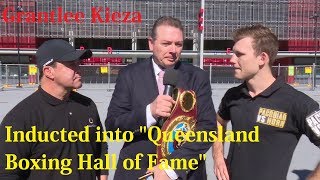 Another milestone for Grantlee Kieza  Inducted into Boxing Hall of Fame [upl. by Anelys]