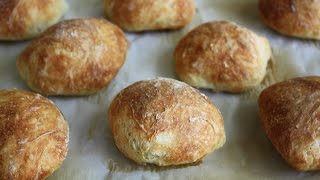 No Knead Crusty Rolls  Easier Than You Think [upl. by Nylcsoj]