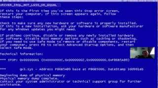 Driverirqlnotlessorequal SOLVE download the software now  blue screen  BSOD  VIDEO [upl. by Leacim]