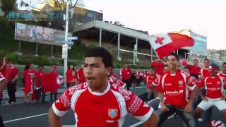 Tongan supporters haka [upl. by Brest408]