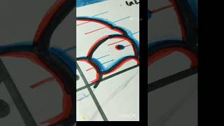 Drawing Homer Simpson ✍️🥰☺️✍️ But 4 style Part 2 Glitic drawing shorts youtube [upl. by Winwaloe]