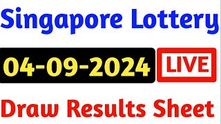 04092024 Today 4D Results Singapore  4d Result Today  Today 4d Result Live [upl. by Ib]