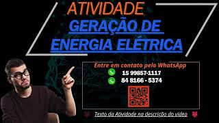 AE1 GERAÇÃO DE ENERGIA ELETRICA 5424 [upl. by Eisaj470]