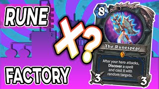 Runespear Factory  How Many Is Too Many  Wild Hearthstone [upl. by Missy]