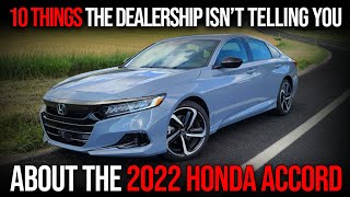 2022 Honda Accord Tips and Tricks [upl. by Oterol]