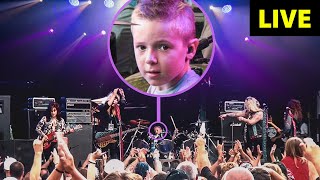 Sweet Child O Mine  LIVE  Guns N Roses 6 year old Drummer [upl. by Aihsemat]