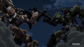 Gundam Gusion Rebake Full City vs Geirail [upl. by Belita]