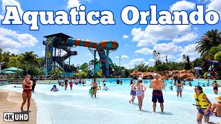 Aquatica Orlando Water Park 2024 [upl. by Attikin]