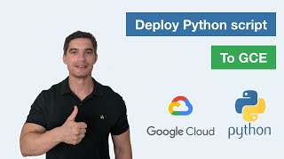 Dockerize Python script and deploy to Google Compute Engine GCE [upl. by Atteloiv588]