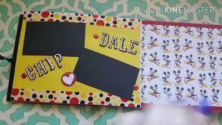 Disney autograph book scrapbook [upl. by Camala]