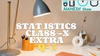 Median  3 mode  2 mean  Statistics class X  statisticsclass10 mathsclass10 [upl. by Anaitak]