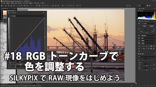 SILKYPIXでRAW現像をはじめよう 18 RGBトーンカーブで色を調整する [upl. by Gabrila]