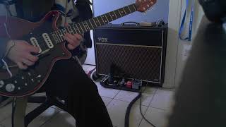 Queen  Bohemian Rhapsody Live 1975 Guitar Cover AC30VR and Ibanez Phmini [upl. by Dorsman]