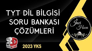 TYT Dil Bilgisi Soru Bankası Bölüm 19 Test 01 Soru Çözümleri 3D Yayınları [upl. by Laural652]