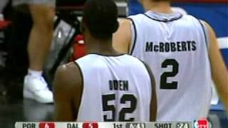 Sergio to Greg Oden Monster Dunk Summer League 2007 [upl. by Doowle]