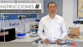 Instrucciones de uso del agitador magnético PCEMSR 110 de PCEInstruments [upl. by Melleta]