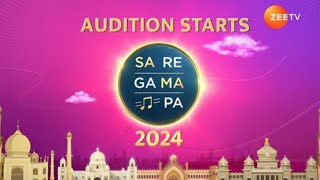 Sa Re Ga Ma Pa 2024  Audition Starts  3rd August Mumbai  Promo  Zee TV [upl. by Fielding499]