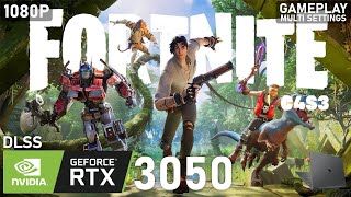 Fortnite CH4 S3  RTX 3050 Laptop  5600H  2x8GB  Gameplay Multi Settings [upl. by Onitselec]