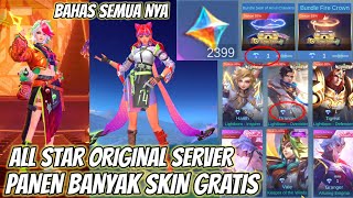 CARA DAPAT SEMUA SKIN GRATIS EVENT ALLSTAR DAN BELI SKIN HARGA 1 DIAMOND RECALL 1 TAS TAS DM [upl. by Moyra]