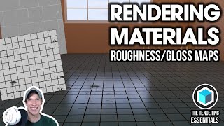 Materials for Rendering  ROUGHNESS AND GLOSS Maps [upl. by Arretak]