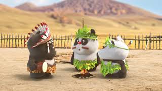 【Bamboo Panda❤️】Do u like Bamboo n Dunduns new look  Chinese Short Animation  熊猫班卜 shorts funny [upl. by Ohara]